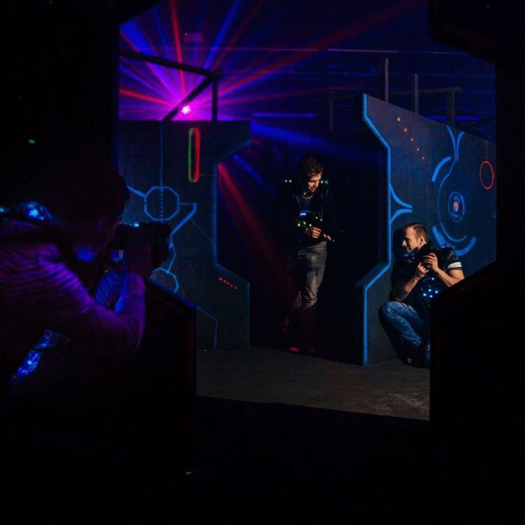 Lasertag bij Go Planet Parc