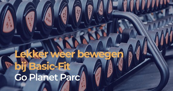 Basic-Fit 8 weken gratis sporten.
