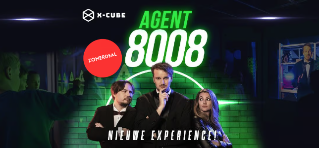 Agent 8008 X-cube activiteit